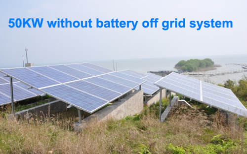 300-800V無蓄電池太陽能發電系統50kw